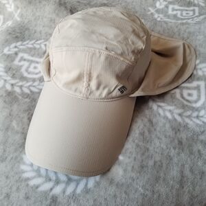 Columbia Unisex Hat OS Tan Khaki Tamiami Cachalot II Neck Flap UPF 40